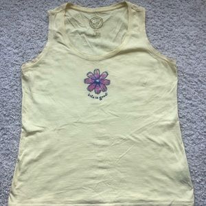 Life Is Good Women’s Large Yellow Tank